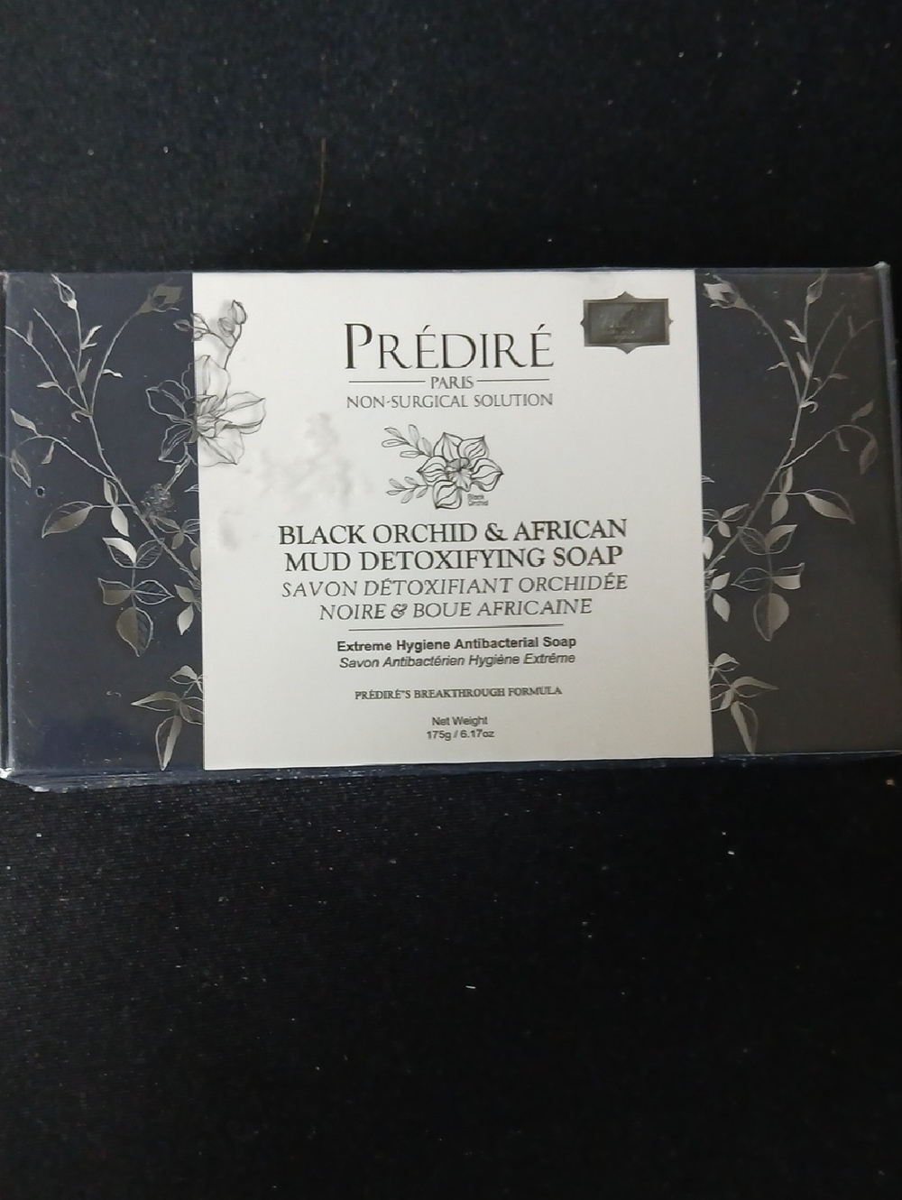 Prédiré Black Orchid & African Mud Detoxifying Soap - New Sealed
